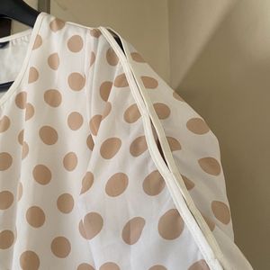 Design Polka Dot Long Top For Women 🫶🏻🔖✨