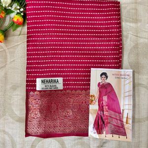 New Niharika Sarees With Blouse Piece