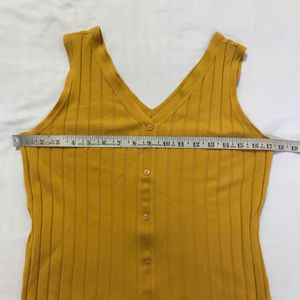 Sleeveless Ribbed Top Fits Bust 34-38