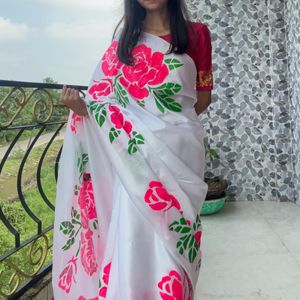 Hand painted Saree