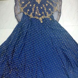 Butterfly Frock Blue Colour