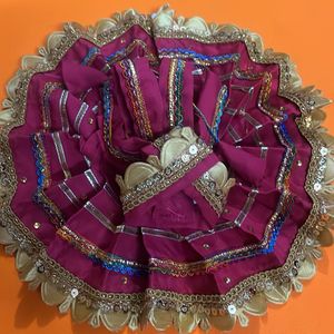 Laddu Gopal Handmade Fancy Dress Whit Cap