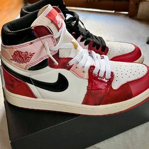 NIKE AIR JORDAN 1 HIGH SPIDER VERSE UK -7.5 (42)