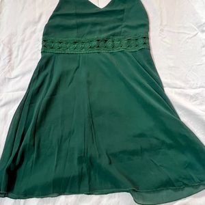 Green tunic dress