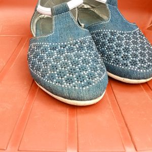 Women Denim Flat