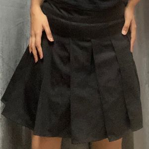 Black Tennis Skirt