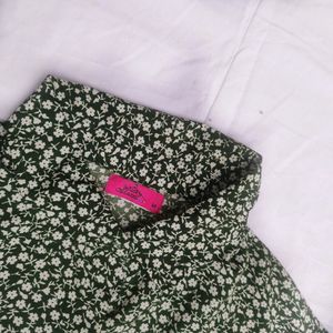 Floral short shirt 🌿