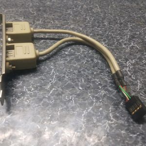 2 USB CONNECTOR TO MOTHERBOARD