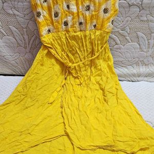 Yellow Colur Dress