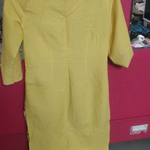 Aurelia Yellow Kurti