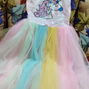 Unicorn Sequence Work Net Gown