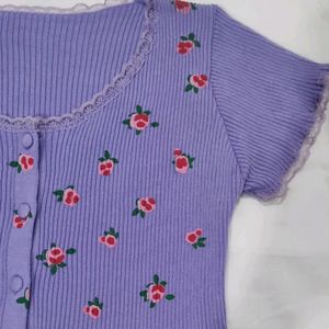 Lavender Cherry Top