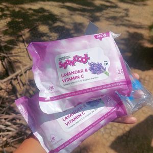 Brightening Tissues. Cotton Facial Wipes