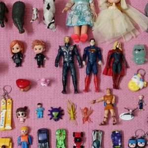 Action Figure Toys and Key Chains