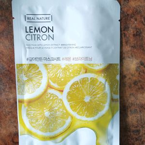 Lemon Citron Face Mask