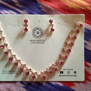 Panchaloya Nacklace With Earring Set