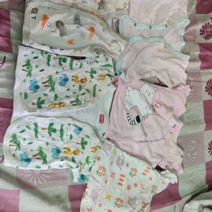 Baby Girls Used Tshirts 3-6 Months