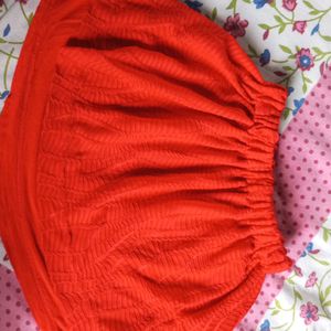 Red Skirt For Baby