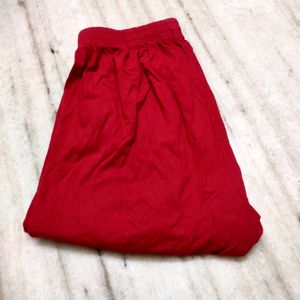 Woman Red Legging , Free Size , Stretchble, No Fla