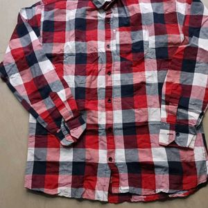 Mens Chequered Shirt, XXL SIZE