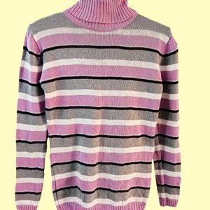 Like New Hi Neck Light Sweater