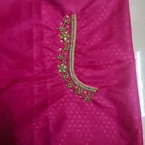 Aari Maggam Work Blouse Material