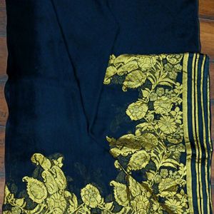 Black saree for women