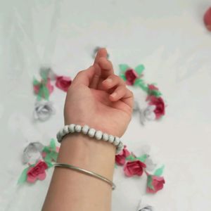 Two White Bracelet