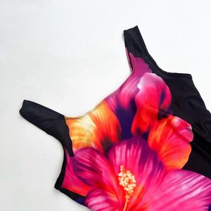 Floral printed swimsuit