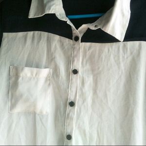 White Collar Korean Shirt