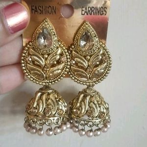 Golden Earrings With Best Quality