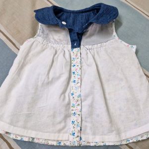 Baby Girl Blue/White Dress