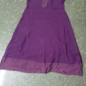 Purple Kurti