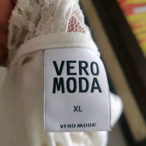 Veromoda White Lace Top.