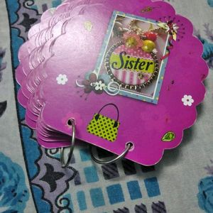 27 Mini Cards In One Card For Sister