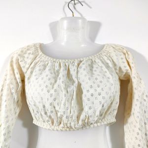 Cream Casual Top (Women's)