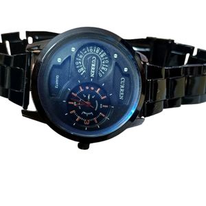 Stainless Steel Black Men's Watch