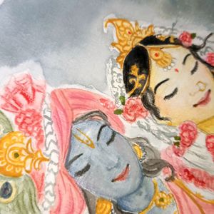 Radhe Krishna Painting.