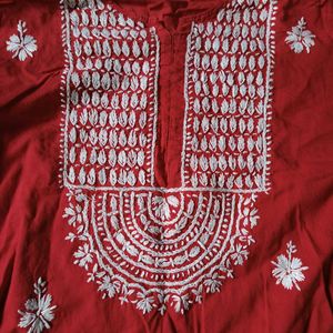 Red Kurti