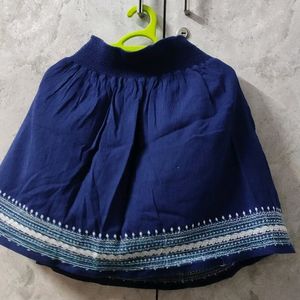 Navy Blue Skirt