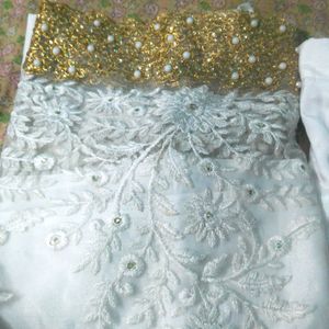 White Embroidered Suit