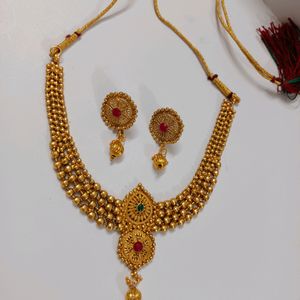 Golden Colour Jewellery Set