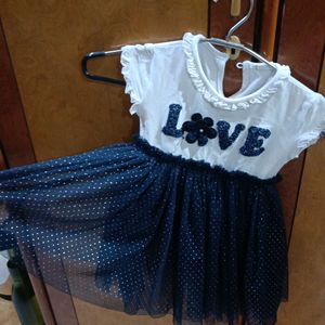 Net Frock For Baby Girl 1 Or 1.½ Year Old