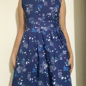 Blue Floral Dress