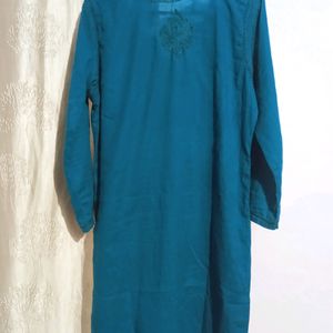 Cotton Chikankari Kurti