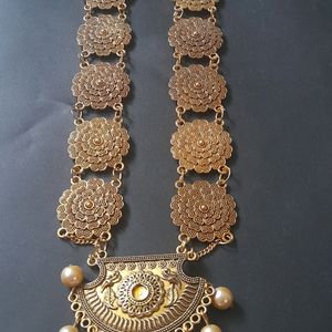 Long Neckpiece Golden ( Copper )