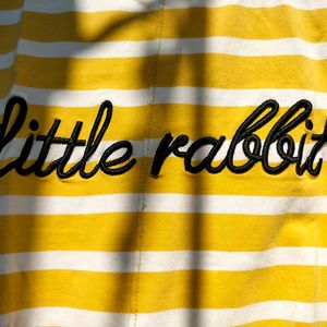 Yellow White Stripes Top