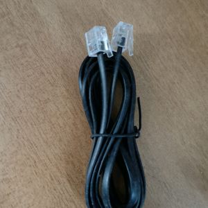 Telephone Data Cable In Black