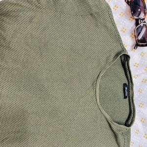 Oversized Olive Zudio Shirt