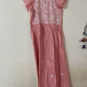 Pink Long Frock